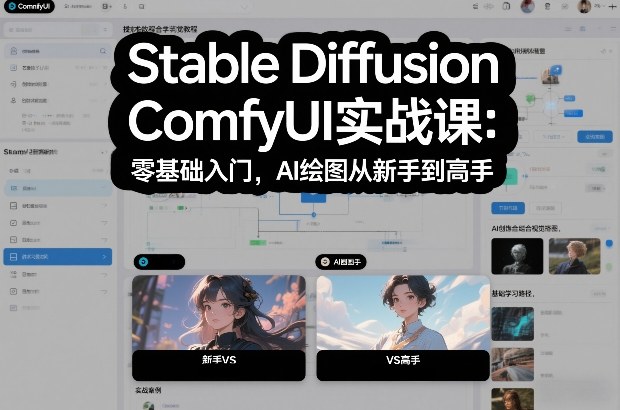 Stable Diffusion ComfyUI实战课:零基础入门,AI绘图从新手到高手-知乎者也