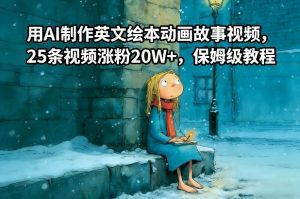 用AI制作英文绘本动画故事视频,25条视频涨粉20W+,保姆级教程-知乎者也