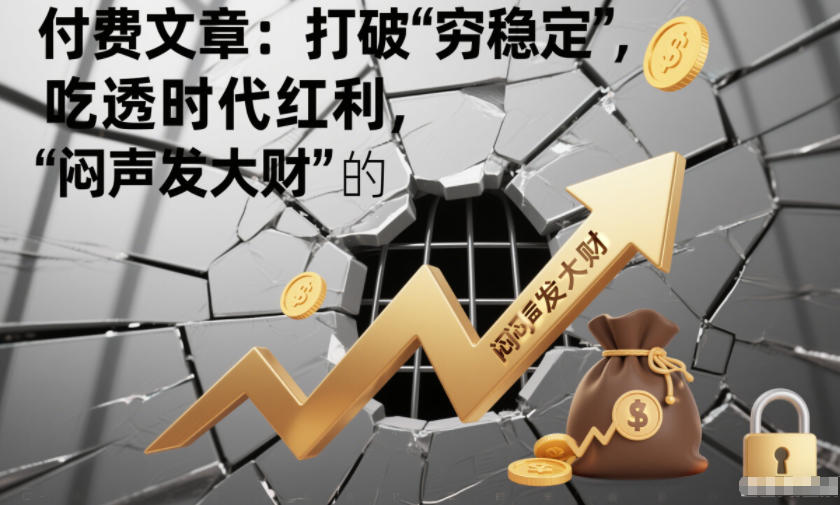 付费文章：打破“穷稳定”，吃透时代红利，“闷声发大财”的终极真谛-知乎者也