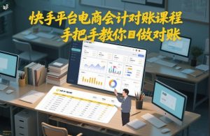 快手平台电商会计对账课程,手把手教你做对账-知乎者也