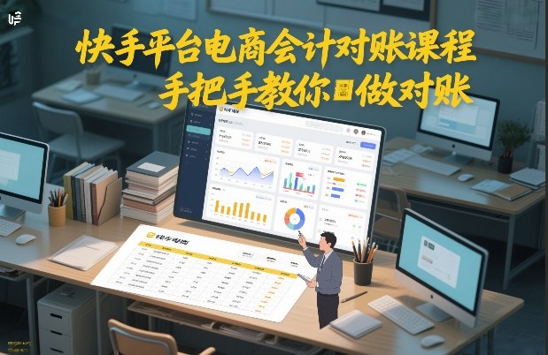 快手平台电商会计对账课程,手把手教你做对账-知乎者也