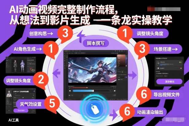 AI动画视频完整制作流程,从想法到影片生成一条龙实操教学-知乎者也