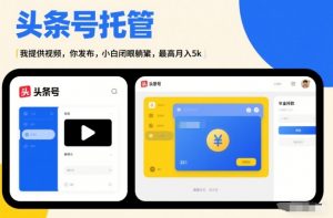 头条号AI托管，我提供视频，你发布，小白闭眼躺賺，最高月入5k+【揭秘】-知乎者也