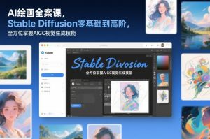 AI绘画全案课，Stable Diffusion零基础到高阶，全方位掌握AIGC视觉生成技能-知乎者也