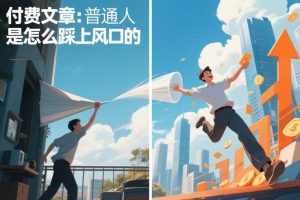 付费文章:普通人是怎么踩上风口的-知乎者也