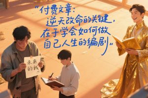 付费文章:逆天改命的关键,在于学会如何做自己人生的编剧-知乎者也