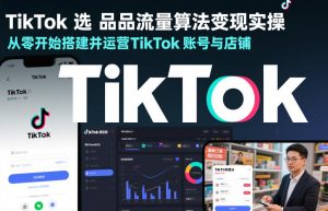 TikTok选品流量算法变现实操,从零开始搭建并运营TikTok账号与店铺-知乎者也