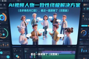 AI视频人物一致性终极解决方案(含多角色对口型),看这一篇就够了(完整版)-知乎者也