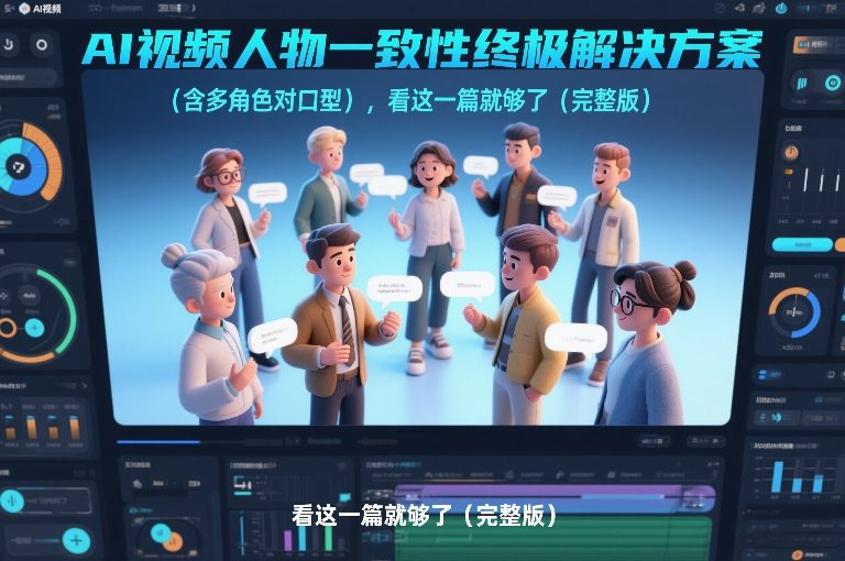 AI视频人物一致性终极解决方案(含多角色对口型),看这一篇就够了(完整版)-知乎者也