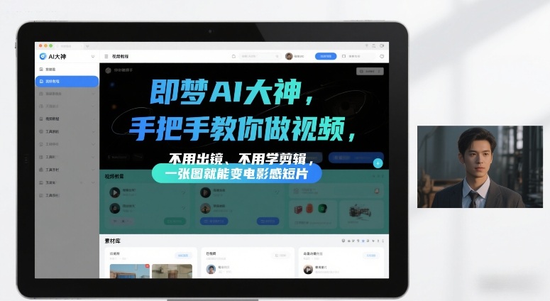 即梦AI大神手把手教你做视频,不用出镜、不用学剪辑,一张图就能变电影感短片-知乎者也