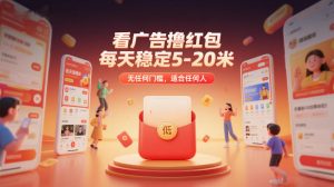 看广告撸红包,每天稳定5-20米,无任何门槛,适合任何人-知乎者也