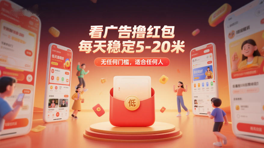 看广告撸红包,每天稳定5-20米,无任何门槛,适合任何人-知乎者也