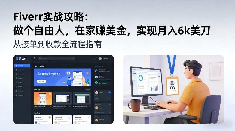 Fiverr实战攻略,做个自由人,在家賺美金,实现月入6k美刀-知乎者也