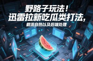 野路子玩法！迅雷拉新吃瓜类打法，截流自热以及后端处理-知乎者也