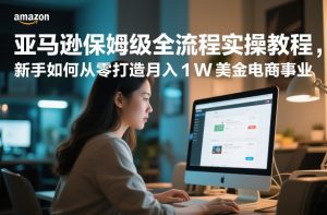 亚马逊保姆级全流程实操教程,新手如何从零打造月入1W美金电商事业-知乎者也