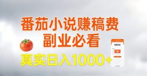 全网独家,番茄小说賺稿费邪修玩法,操作超级简单,单日收益1k+【揭秘】-知乎者也