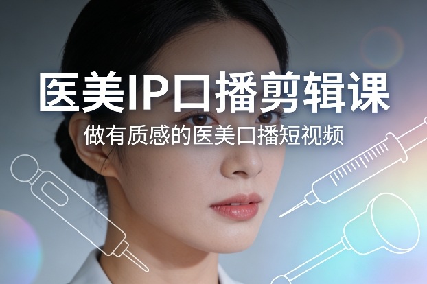 医美IP口播剪辑课,做有质感的医美口播短视频-知乎者也